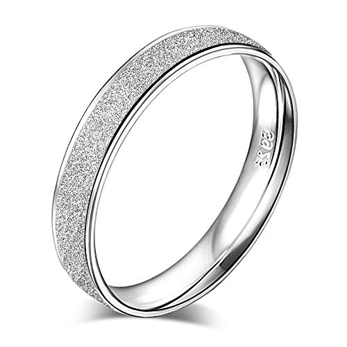 CPSLOVE 925 Sterling Silber Herren und Damen Paar klingeln, Strand Liebe Ehering, beste Geschenk für Valentinstag und Weihnachten. Größe:51(Innendurchmesser:16.2mm) von CPSLOVE