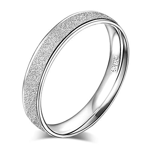 CPSLOVE 925 Sterling Silber Herren und Damen Paar klingeln, Strand Liebe Ehering, beste Geschenk für Valentinstag und Weihnachten. Größe:64(Innendurchmesser:20.4mm) von CPSLOVE