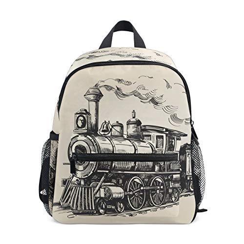 CPYang Kinder Rucksack Dampflok Transport Schultasche Kindergarten Kleinkind Vorschulrucksack für Jungen Mädchen Kinder von CPYang