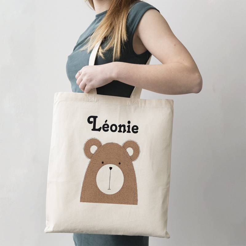 C39 Personalisierbare Kleine Bären-Einkaufstasche, Einkaufstasche, Personalisierte Tasche, Große Teddybär-Einkaufstasche C39 Personalisierbare Kleine Bären-Einkaufstasche, Einkaufstasche, Personalisierte Tasche, Große Teddybär-Einkaufstasche von CPersonnalisable