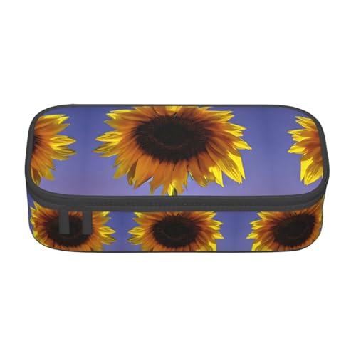 CPyuqw Federmäppchen mit Blumenmotiv und Schmetterlings-Aufdruck, Mehrzweck-Stift-Organizer, Schulbedarf, Schreibwaren, Make-up und Bürogebrauch, Bloom Sonnenblume, Einheitsgröße, Schulranzen CPyuqw Federmäppchen mit Blumenmotiv und Schmetterlings-Aufdruck, Mehrzweck-Stift-Organizer, Schulbedarf, Schreibwaren, Make-up und Bürogebrauch, Bloom Sonnenblume, Einheitsgröße, Schulranzen von CPyuqw