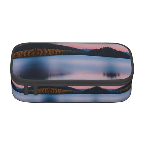 CPyuqw Federmäppchen mit Donuts-Aufdruck – Mehrzweck-Stift-Organizer, Schulbedarf, Schreibwaren, Make-up und Bürogebrauch, See unter Sonnenuntergang, Einheitsgröße, Schulranzen CPyuqw Federmäppchen mit Donuts-Aufdruck – Mehrzweck-Stift-Organizer, Schulbedarf, Schreibwaren, Make-up und Bürogebrauch, See unter Sonnenuntergang, Einheitsgröße, Schulranzen von CPyuqw