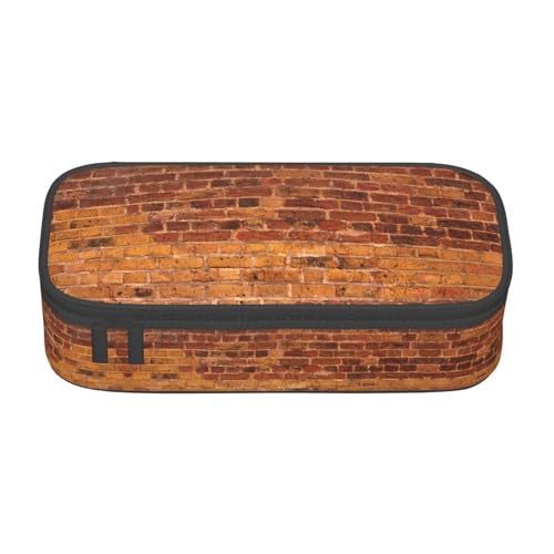 CPyuqw Federmäppchen mit Jagdpfeilen, Dreiecken, Hirschdruck, Mehrzweck-Stift-Organizer, Schulbedarf, Schreibwaren, Make-up und Bürogebrauch, Industrie-Wand-Hintergrund, Einheitsgröße, Schulranzen von CPyuqw