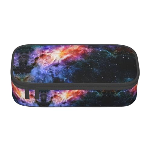 CPyuqw Federmäppchen mit Schmetterlingsmuster, Mehrzweck-Stift-Organizer, Schulbedarf, Schreibwaren, Make-up und Bürogebrauch, Galaxie im Universum, Einheitsgröße, Schulranzen von CPyuqw