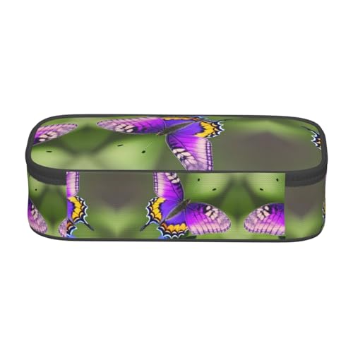 CPyuqw Federmäppchen mit Schmetterlingsmuster, Mehrzweck-Stift-Organizer, Schulbedarf, Schreibwaren, Make-up und Bürogebrauch, Violettes Schmetterlingsmuster, Einheitsgröße, Schulranzen CPyuqw Federmäppchen mit Schmetterlingsmuster, Mehrzweck-Stift-Organizer, Schulbedarf, Schreibwaren, Make-up und Bürogebrauch, Violettes Schmetterlingsmuster, Einheitsgröße, Schulranzen von CPyuqw