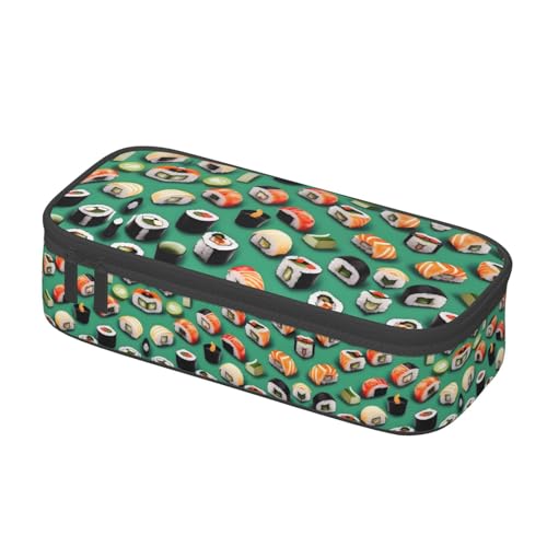 CPyuqw Federmäppchen mit Sushi-Druck – Mehrzweck-Stift-Organizer, Schulbedarf, Schreibwaren, Make-up und Bürogebrauch, Sushi-Essen, Einheitsgröße, Schulranzen CPyuqw Federmäppchen mit Sushi-Druck – Mehrzweck-Stift-Organizer, Schulbedarf, Schreibwaren, Make-up und Bürogebrauch, Sushi-Essen, Einheitsgröße, Schulranzen von CPyuqw