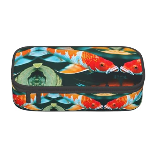 CPyuqw Federmäppchen mit amerikanischer Flagge, Mehrzweck-Stift-Organizer, Schulbedarf, Schreibwaren, Make-up und Bürogebrauch, Hübscher Koi-Fisch, Einheitsgröße, Schulranzen CPyuqw Federmäppchen mit amerikanischer Flagge, Mehrzweck-Stift-Organizer, Schulbedarf, Schreibwaren, Make-up und Bürogebrauch, Hübscher Koi-Fisch, Einheitsgröße, Schulranzen von CPyuqw