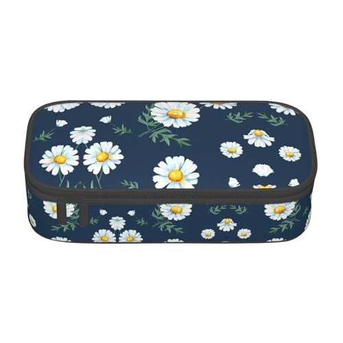 CPyuqw Federmäppchen mit blaugrünen Blumen auf Holzplanken-Druck, Mehrzweck-Stift-Organizer, Schulbedarf, Schreibwaren, Make-up und Bürogebrauch, Gänseblümchen, Einheitsgröße, Schulranzen CPyuqw Federmäppchen mit blaugrünen Blumen auf Holzplanken-Druck, Mehrzweck-Stift-Organizer, Schulbedarf, Schreibwaren, Make-up und Bürogebrauch, Gänseblümchen, Einheitsgröße, Schulranzen von CPyuqw