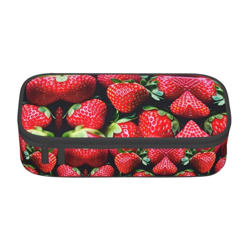 CPyuqw Federmäppchen mit japanischem Sushi-Garnelen-Druck, Mehrzweck-Stift-Organizer, Schulbedarf, Schreibwaren, Make-up und Bürogebrauch, Fresh Strawberry, Einheitsgröße, Schulranzen CPyuqw Federmäppchen mit japanischem Sushi-Garnelen-Druck, Mehrzweck-Stift-Organizer, Schulbedarf, Schreibwaren, Make-up und Bürogebrauch, Fresh Strawberry, Einheitsgröße, Schulranzen von CPyuqw