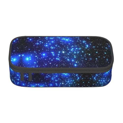 CPyuqw One Basket Federmäppchen mit Zitronen-Aufdruck – Mehrzweck-Stift-Organizer, Schulbedarf, Schreibwaren, Make-up und Bürogebrauch, Galaxy Stars, Einheitsgröße, Schulranzen von CPyuqw