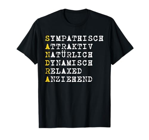 Positive Eigenschaften, Frauen Charakter, Name Sandra T-Shirt von CQ Sandra Damen Design