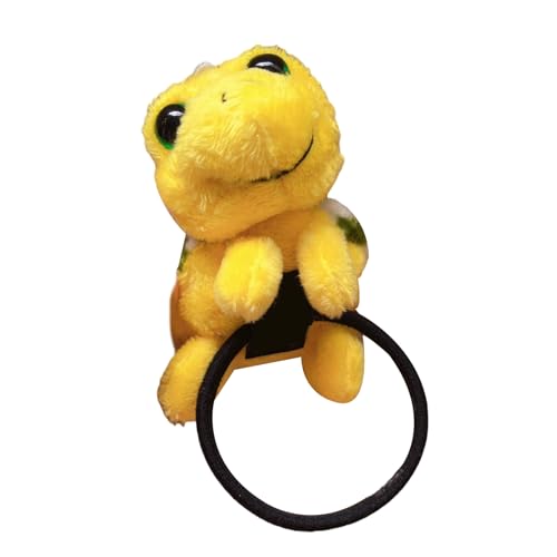 CQEAZ 3D-Schildkröten-Haarreifen/Haargummi für Damen und Mädchen, modische Haarbrosche, Clip, Haarstyling-Werkzeug, Plüsch-Haarband von CQEAZ