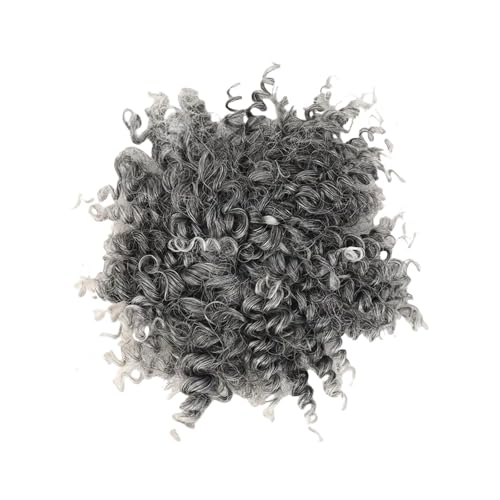 CQEAZ Afrikanischer Afro-Haarknoten, Haargummi für müheloses Volumen, natürliches Aussehen mit Kunstfaser, für Damen, schnelle Frisur, Party-Haarband von CQEAZ