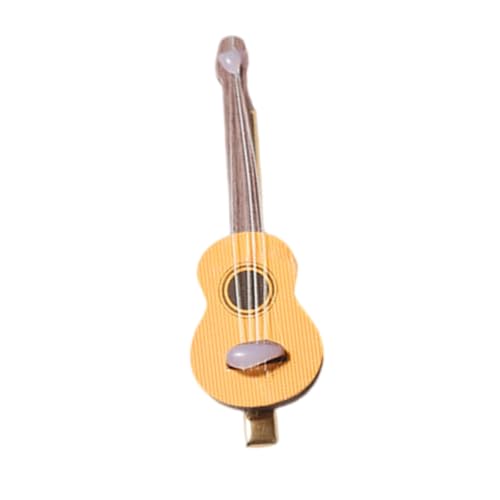 CQEAZ Elegante Bassgitarre 2000er Jahre Seitenclip Gitarre Haarspange Bass Kreative Neuheit Gitarre Musikinstrument Balletcore Mädchen Kopfbedeckung von CQEAZ