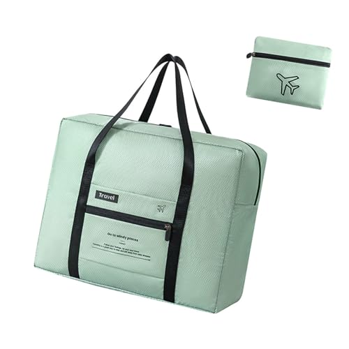 CQEAZ Faltbare praktische Reisetasche, großes Fassungsvermögen, Sport- und Reisegepäck, Handgepäck, für Business und Fitnessstudio, Schultertasche, grün, 42x17x33cm /16.53x6.69x12.99in CQEAZ Faltbare praktische Reisetasche, großes Fassungsvermögen, Sport- und Reisegepäck, Handgepäck, für Business und Fitnessstudio, Schultertasche, grün, 42x17x33cm /16.53x6.69x12.99in von CQEAZ