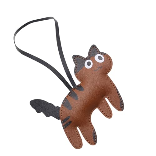 CQEAZ Niedliche Katze, PU-Leder, Rucksack-Anhänger, stilvoller Taschenanhänger, PU-Textur, geeignet für jugendliche Frauen und Studenten, Geschenktaschen-Anhänger, Approx. 4.33x3.94inch(11x10cm CQEAZ Niedliche Katze, PU-Leder, Rucksack-Anhänger, stilvoller Taschenanhänger, PU-Textur, geeignet für jugendliche Frauen und Studenten, Geschenktaschen-Anhänger, Approx. 4.33x3.94inch(11x10cm von CQEAZ