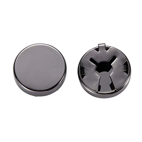 Cuff Button CQEAZ Brass Round Cuff Button 1 Pair Imitation Cufflinks Cufflinks Cufflinks for Men's Wedding Formal Shirt von CQEAZ