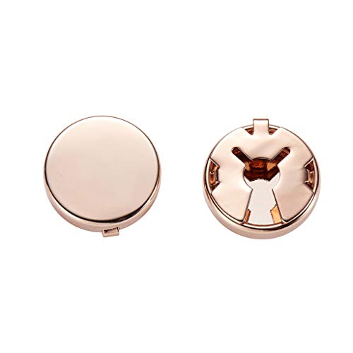 Cuff Button CQEAZ Brass Round Cuff Button 1 Pair Imitation Cufflinks Cufflinks Cufflinks for Men's Wedding Formal Shirt von CQEAZ