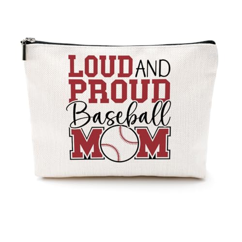 Baseball-Geschenke, Softball-Geschenke, Make-up-Tasche, Baseballsachen, Baseball-Trainer, Team-Geschenke für Frauen, Baseballspieler-Team, Mehrfarbig 358, 9.6 x 7.4 inches von CQM