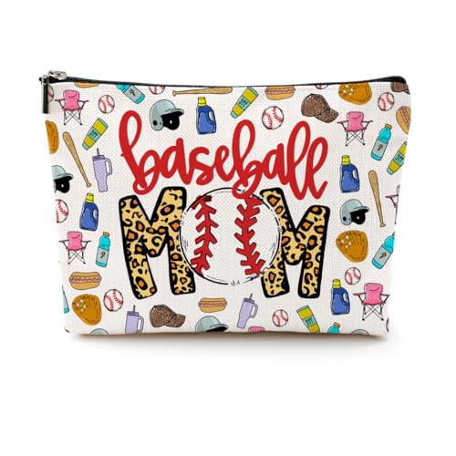 Baseball-Geschenke, Softball-Geschenke, Make-up-Tasche, Baseballsachen, Baseball-Trainer, Team-Geschenke für Frauen, Baseballspieler-Team, Mehrfarbig 362, 9.6 x 7.4 inches von CQM