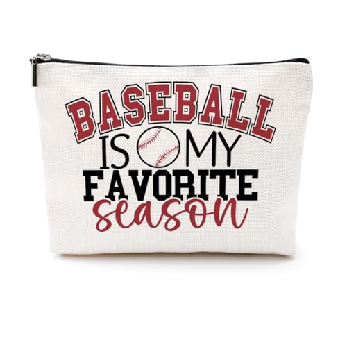 CQM Baseball-Geschenke, Make-up-Tasche, Baseballsachen, Mama, Geschenke für Mutter, Frauen, Baseballspieler-Team, Mehrfarbig 374, 9.6 x 7.4 inches von CQM
