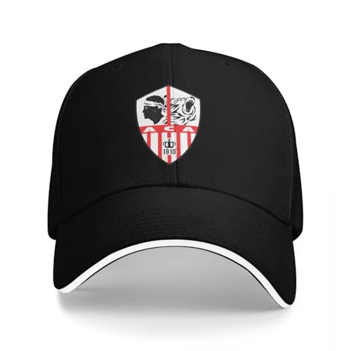 CQPLAAPQ Baseballkappe AC Ajaccio Fußball Seemann für Männer Militär Mann Frauen Strand Mode Herren von CQPLAAPQ