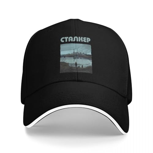 CQPLAAPQ Baseballkappe Geschenk für Männer Stalker Andrei Tarkovsky Lustiges Grafikgeschenk Trucker Strandausflug Weihnachten Herrenhüte Damen von CQPLAAPQ
