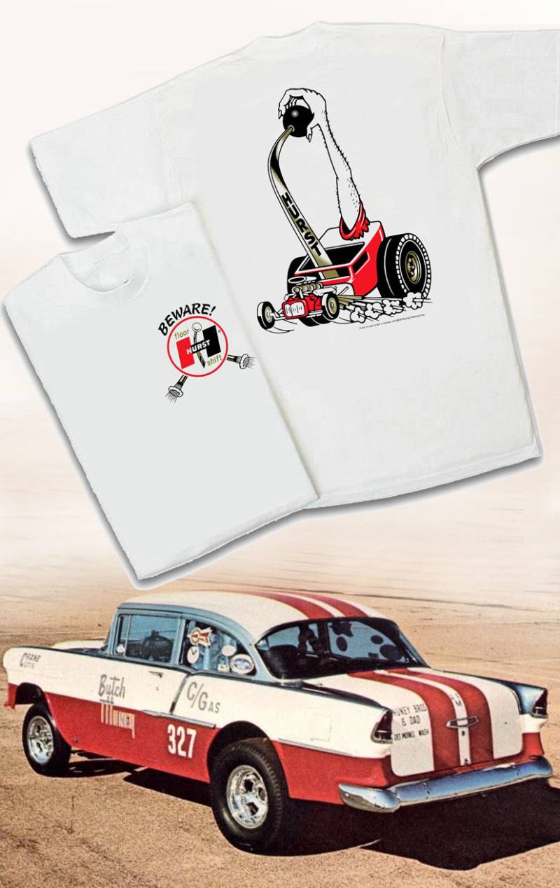 Hurst Hairy Arm Floor Shift Weißes T-Shirt - Hs #051 Shifter Gasser Camaro Mopar Gto Ss Amx Mustard Ratte Hot Rod von CQQLAuto