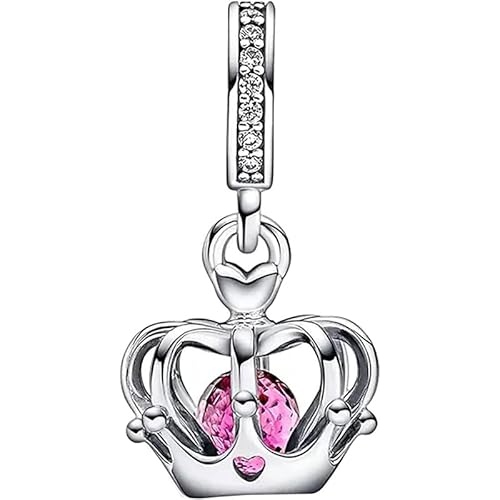 CQWVB Charm Anhänger Damen 925 Sterling Silber für Armband Charms Beads passend für Pandora Armband und Halskette, Kompatibel mit Europäischen Armbänder für Frauen Mädchen von CQWVB