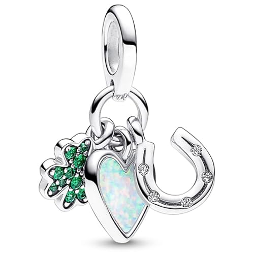 CQWVB Charm Anhänger Damen 925 Sterling Silber für Armband Charms Beads passend für Pandora Armband und Halskette, Kompatibel mit Europäischen Armbänder für Frauen Mädchen von CQWVB