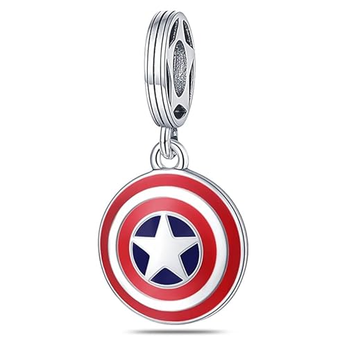 CQWVB Charm Anhänger Damen 925 Sterling Silber für Armband Charms Beads passend für Pandora Armband und Halskette, Kompatibel mit Europäischen Armbänder für Frauen Mädchen Z4 von CQWVB