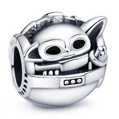 CQWVB Charm Anhänger Damen 925 Sterling Silber für Armband Charms Beads passend für Pandora Armband und Halskette, Kompatibel mit Europäischen Armbänder für Frauen Mädchen Z4 von CQWVB