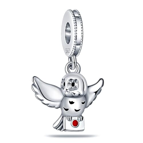 CQWVB Charm Anhänger Damen 925 Sterling Silber für Armband Charms Beads passend für Pandora Armband und Halskette, Kompatibel mit Europäischen Armbänder für Frauen Mädchen von CQWVB