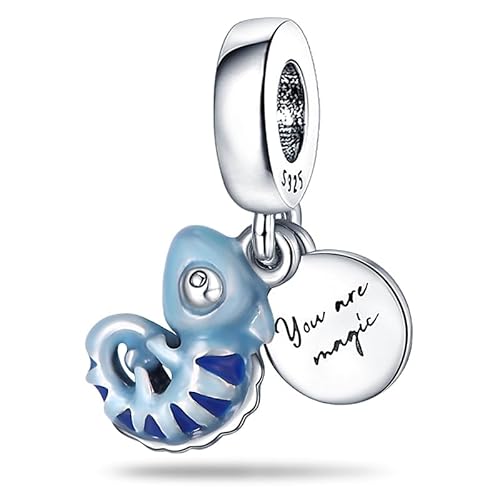 CQWVB Charm Anhänger Damen 925 Sterling Silber für Armband Charms Beads passend für Pandora Armband und Halskette, Kompatibel mit Europäischen Armbänder für Frauen Mädchen von CQWVB