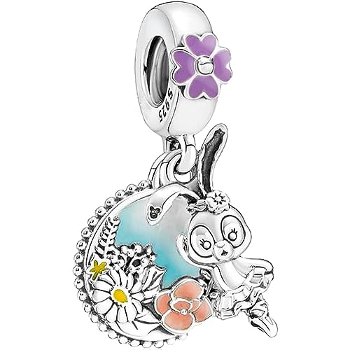 CQWVB Charm Anhänger Damen 925 Sterling Silber für Armband Charms Beads passend für Pandora Armband und Halskette, Kompatibel mit Europäischen Armbänder für Frauen Mädchen von CQWVB