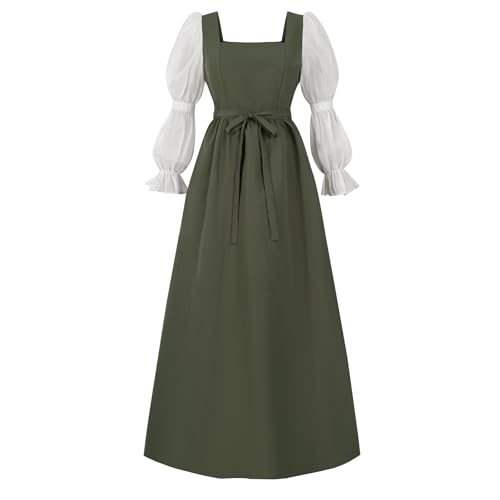 CR ROLECOS Damen Mittelalter Kleid Laternenärmel A-Linie Vintage Viktorianisches Kleid Renaissance Kleidung XL CR ROLECOS Damen Mittelalter Kleid Laternenärmel A-Linie Vintage Viktorianisches Kleid Renaissance Kleidung XL von CR ROLECOS
