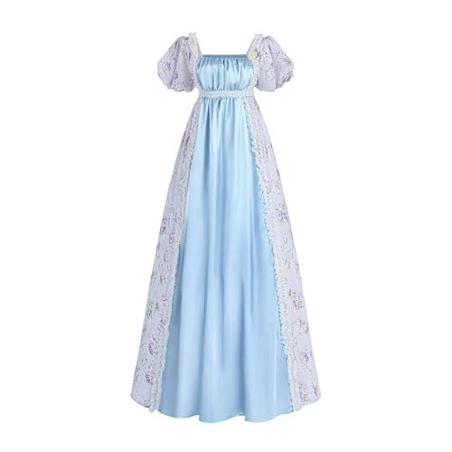 CR ROLECOS Jane Austen Regency Kleid Damen Viktorianisches Ballkleider Damen Prinzessin Blau L CR ROLECOS Jane Austen Regency Kleid Damen Viktorianisches Ballkleider Damen Prinzessin Blau L von CR ROLECOS