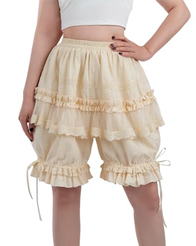 CR ROLECOS Pantaloons Damen-Lolita-Bloomer viktorianische Steampunk Bloomers Shorts M von CR ROLECOS