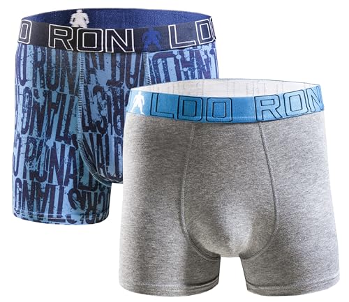 CR7 Ronaldo Jungen Boxershort 2er Doppelpack - Bluegrey Gr. 7-9 CR7 Ronaldo Jungen Boxershort 2er Doppelpack - Bluegrey Gr. 7-9 von CR7 CRISTIANO RONALDO