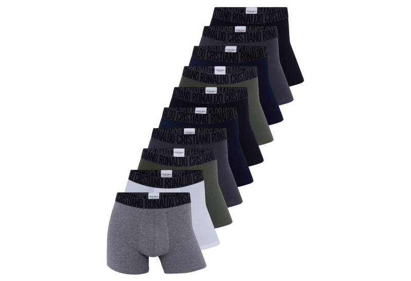 CR7 Boxer Herren Boxershort 10er Pack Baumwolle (Packung, 10er Pack) von CR7