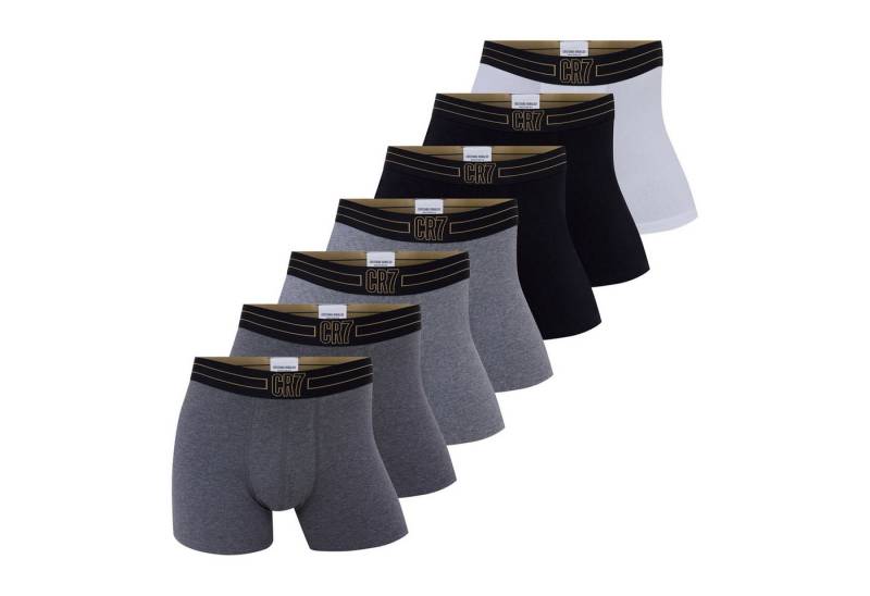 CR7 Boxer Herren Boxershort 7er Pack Baumwolle (Packung, 7er Pack) von CR7