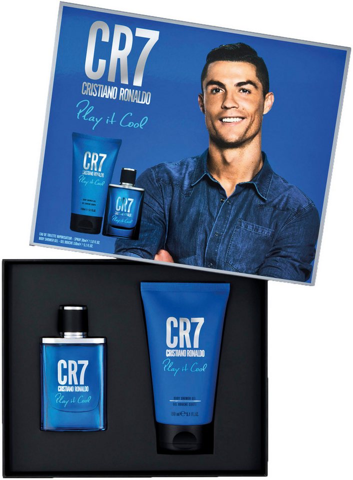 CR7 Duft-Set "Christiano Ronaldo Play it cool 30ml EdT + 150ml Duschgel", 2-tlg. von CR7