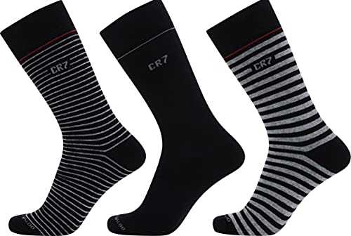 CR7 Herren 3-Pack Men's Socken, Mehrfarbig, Einheitsgröße von CR7