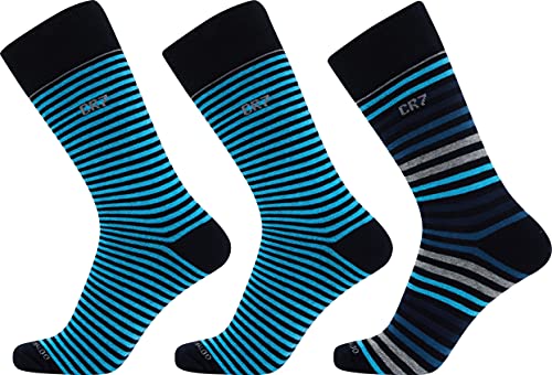 CR7 Herren 3-Pack Men's Socken, Mehrfarbig, Einheitsgröße von CR7