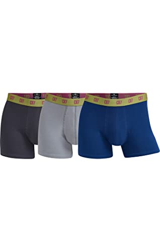 CR7 Herren Men's Organic Cotton Trunk 3-Pack Badehose, Multicolour, XL von CR7