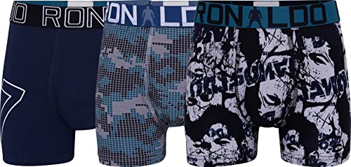 CR7 Jungen Cotton Trunks Badehose, Multicolour, 13/15 von CR7