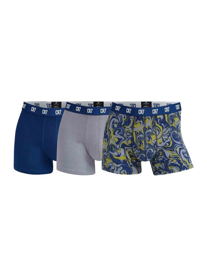 CR7 Retro Pants Herren Männer Boxershorts Retro Pants Trunks Multipack (3-St) von CR7