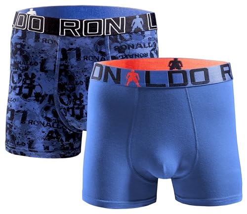 CR7 Ronaldo Jungen Boxershort 2er Doppelpack - BlueMix Gr. 7-9 von CR7 CRISTIANO RONALDO