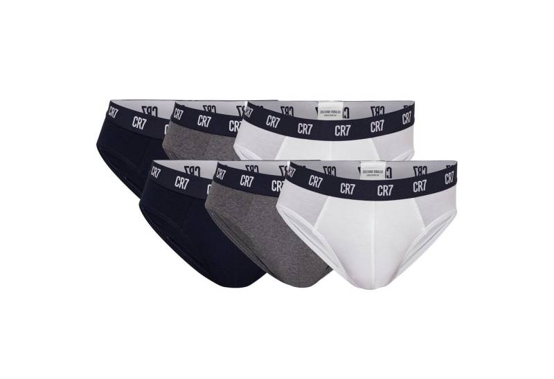 CR7 Slip Herren Slip 6er Pack Baumwolle (Packung, 6er Pack) von CR7