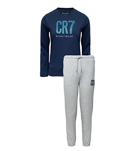 Pyjama lange Hose CR7 100% Baumwolle 140/146/152 Blau/Grau, multi-color, Standaard von CR7